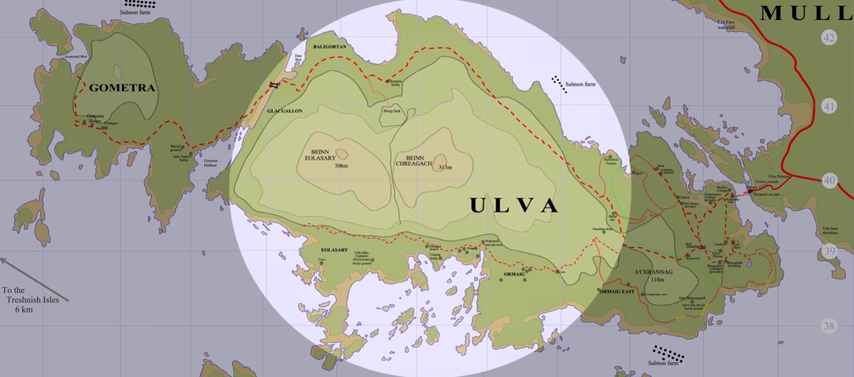 Island of Ulva, western section